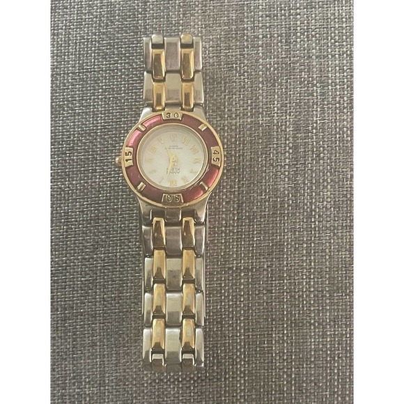 ANNE KLEIN Womens Two-Tone Classic Tank Style Petite Bracelet Watch - Picture 1 of 6
